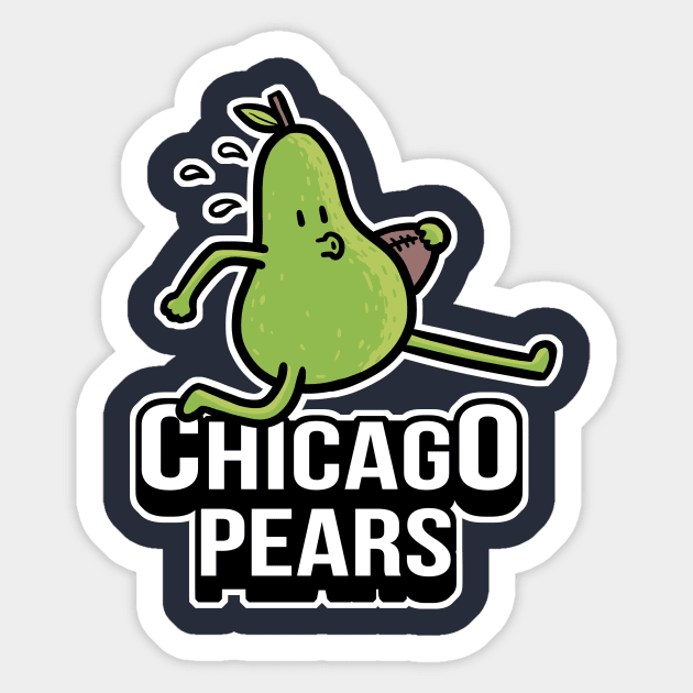 Chicago Pears Sticker by Pockets